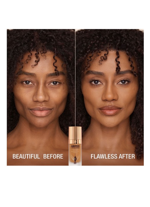 Charlotte Tilbury Airbrush Flawless Foundation - vloeibare foundation - detail 4  12 neutral