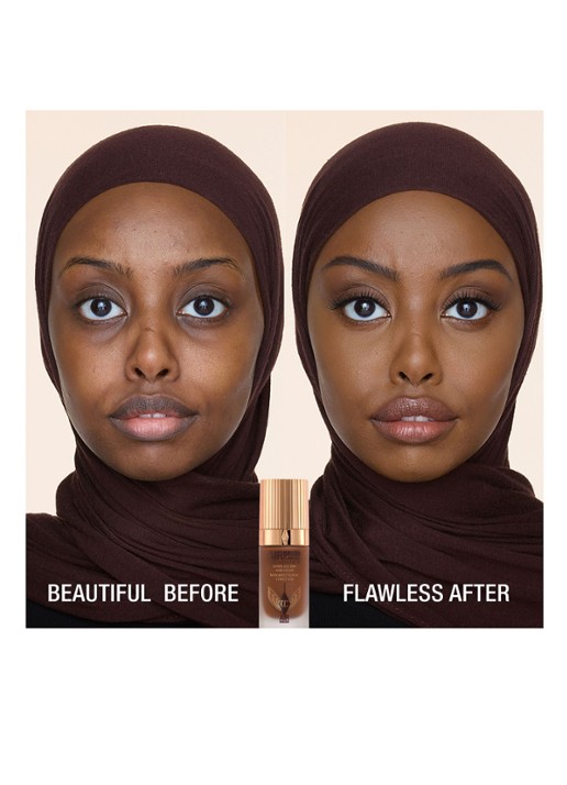 Charlotte Tilbury Airbrush Flawless Foundation - vloeibare foundation - detail 4  14 neutral