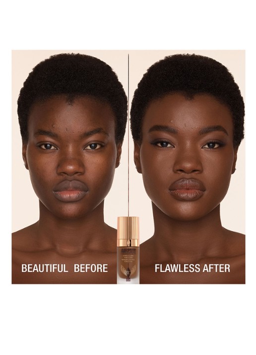 Charlotte Tilbury Airbrush Flawless Foundation - vloeibare foundation - detail 4  15 warm