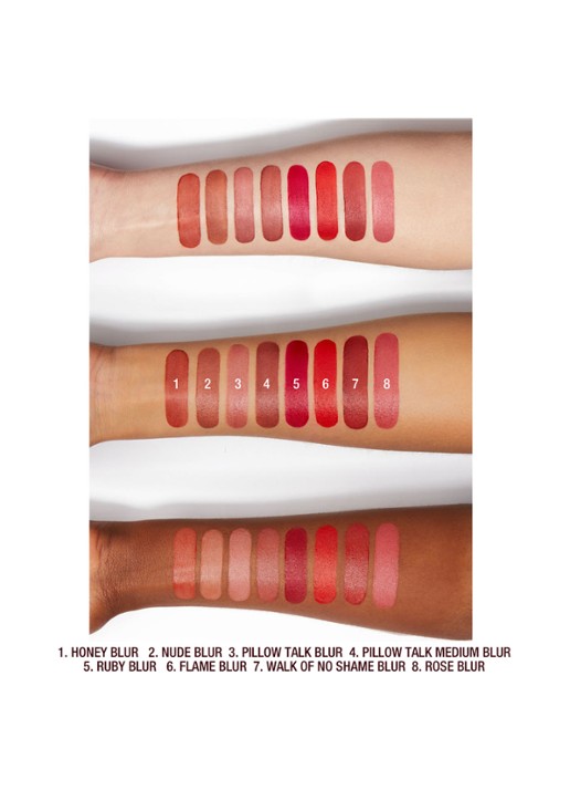 Charlotte Tilbury Airbrush Flawless Lip Blur - matte vloeibare lipstick - detail 4 walk of no shame blur