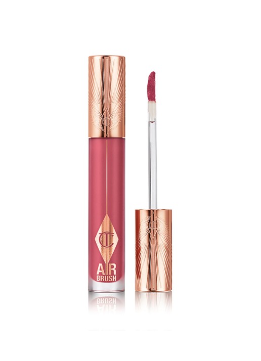 Charlotte Tilbury Airbrush Flawless Lip Blur - matte vloeibare lipstick - voorkant rose blur