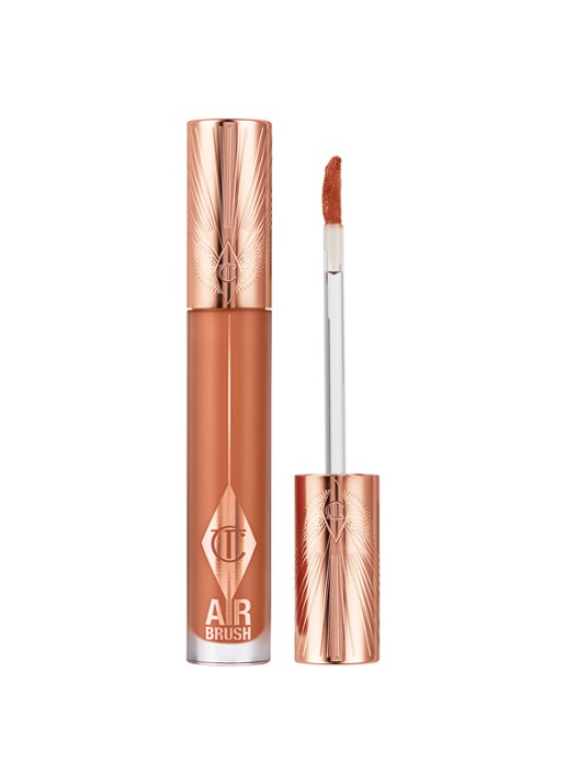 Charlotte Tilbury Airbrush Flawless Lip Blur - vloeibare lipstick - voorkant honey blur