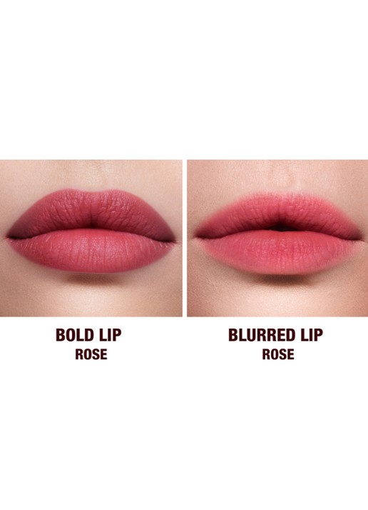 Charlotte Tilbury Airbrush Flawless Lip Blur - vloeibare lipstick - detail 3 rose blur