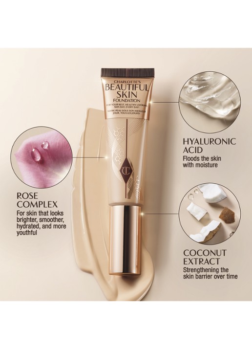 Charlotte Tilbury Beautiful Skin Foundation - vloeibare foundation - detail 4 warm_3