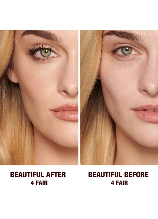 Charlotte Tilbury Beautiful Skin Radiant Concealer - vloeibare concealer - achterkant 4 fair