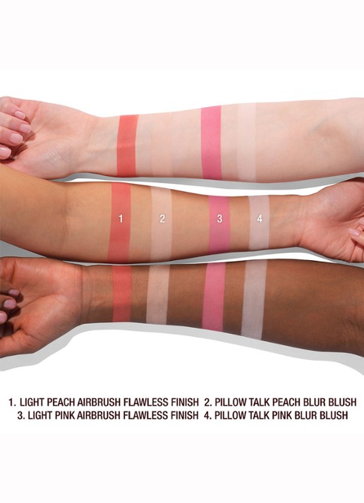 Charlotte Tilbury Beauty soulmates face palette - blush - detail 3 flawless pink