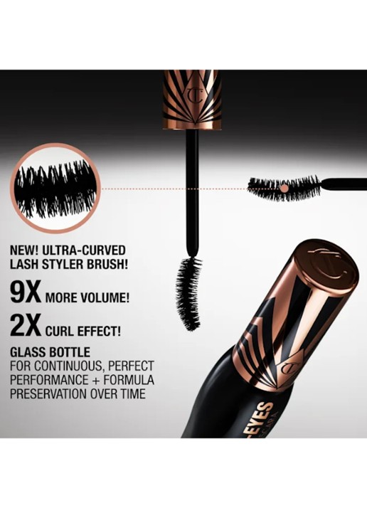 Charlotte Tilbury Exagger-Eyes Volume Mascara - travel size - detail 5 zwart