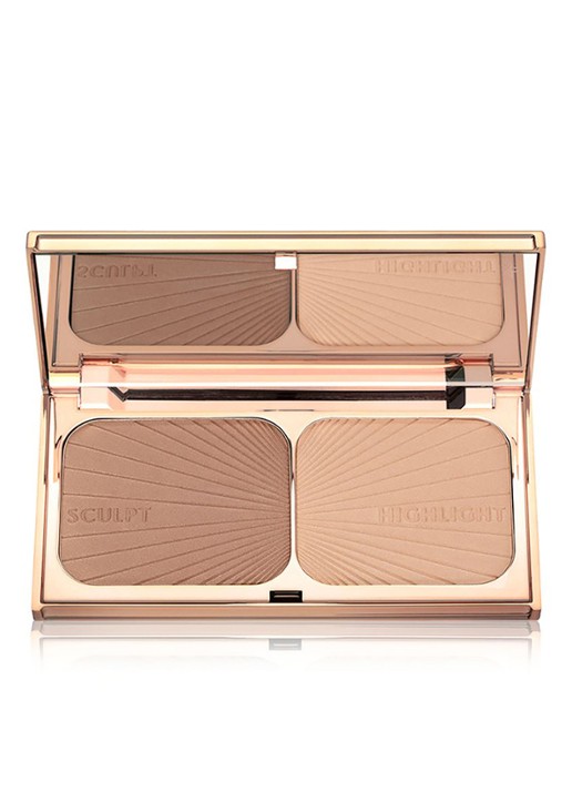 Charlotte Tilbury Filmstar Bronze & Glow contour - contour & highlighter palette - voorkant fair/medium