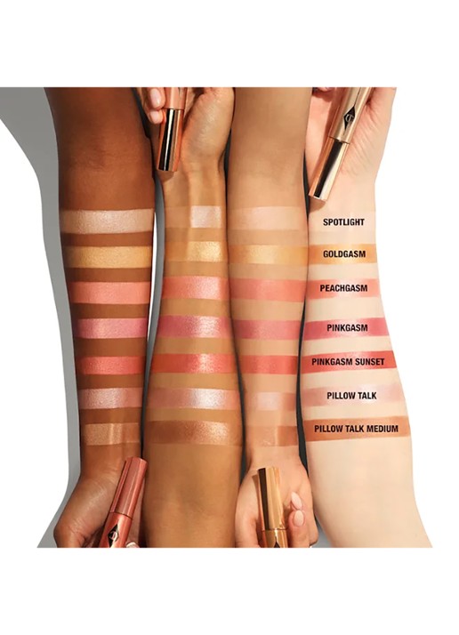 Charlotte Tilbury Hollywood Beauty Light Wand - vloeibare blush - detail 5 pinkgasm sunset