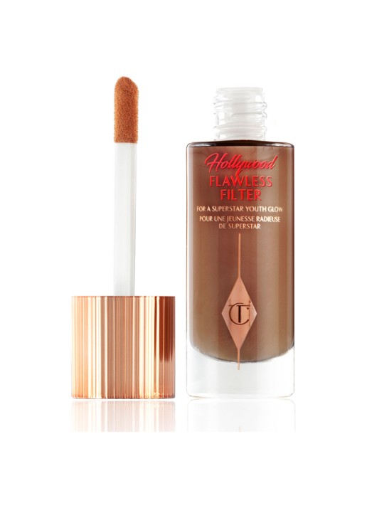 Charlotte Tilbury Hollywood Flawless Filter - primer, highlighter & corrector - voorkant 8.0 dark