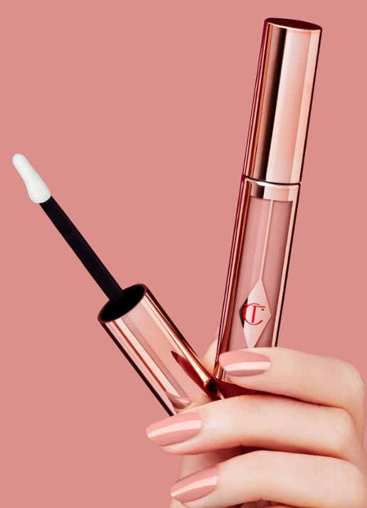 Charlotte Tilbury Hollywood Lip - liquid lipstick - detail 3 charlotte darling