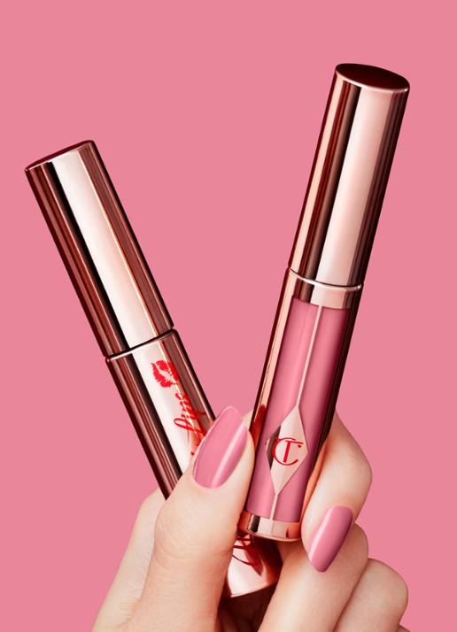 Charlotte Tilbury Hollywood Lip - liquid lipstick - detail 3 dolly bird