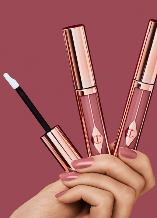 Charlotte Tilbury Hollywood Lip - liquid lipstick - detail 4 show girl
