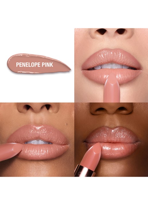 Charlotte Tilbury K.I.S.S.I.N.G lipstick - achterkant 7 penelope pink