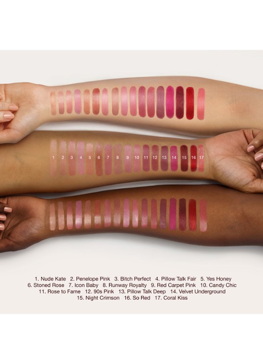 Charlotte Tilbury K.I.S.S.I.N.G lipstick - detail 3 penelope pink