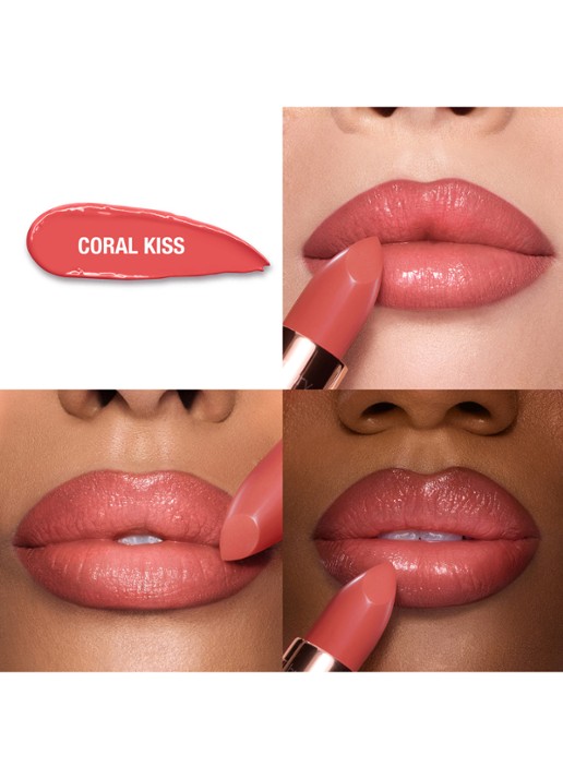 Charlotte Tilbury K.I.S.S.I.N.G lipstick - achterkant coral kiss