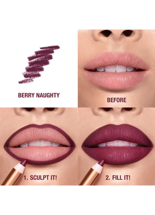 Charlotte Tilbury Lip Cheat - lipliner - detail 4 berry naughty