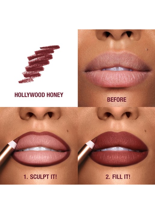 Charlotte Tilbury Lip Cheat - lipliner - detail 5 hollywood honey