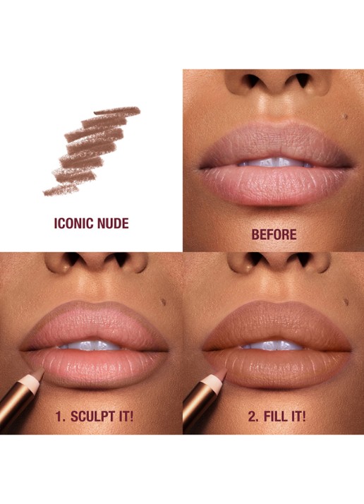Charlotte Tilbury Lip Cheat - lipliner - detail 6 iconic nude