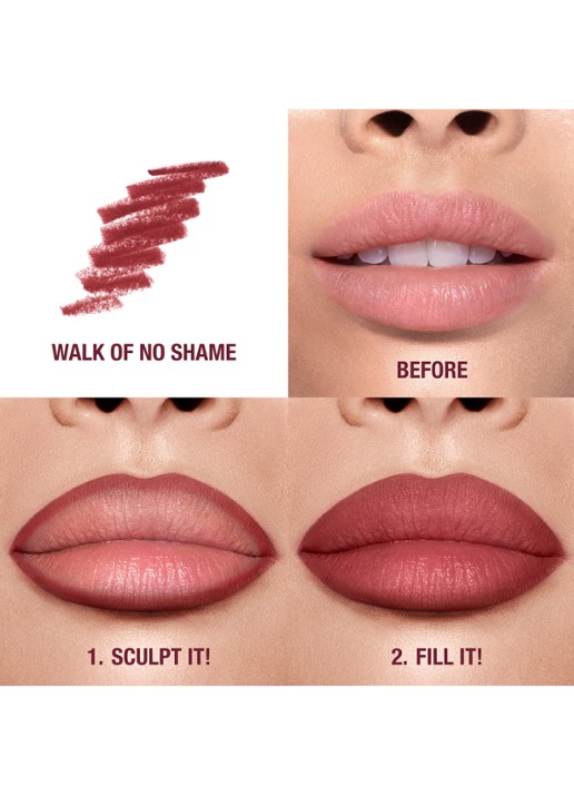 Charlotte Tilbury Lip Cheat - lipliner - achterkant walk of no shame