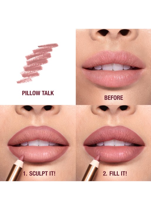 Charlotte Tilbury Lip Cheat - lipliner - achterkant pillow talk