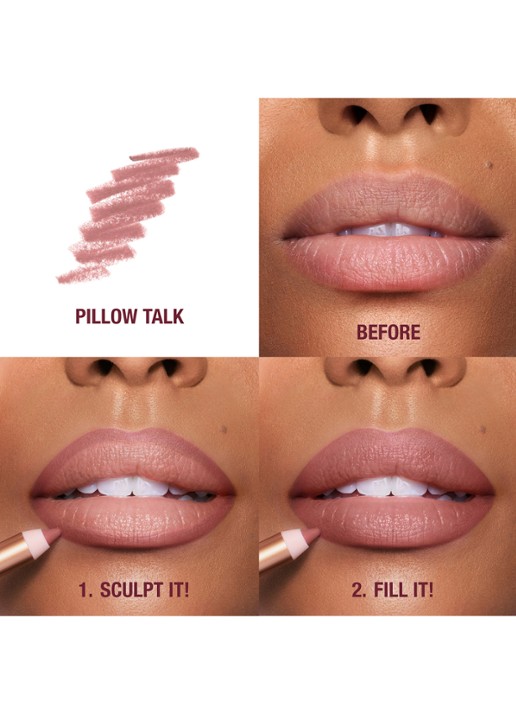 Charlotte Tilbury Lip Cheat - lipliner - detail 6 pillow talk