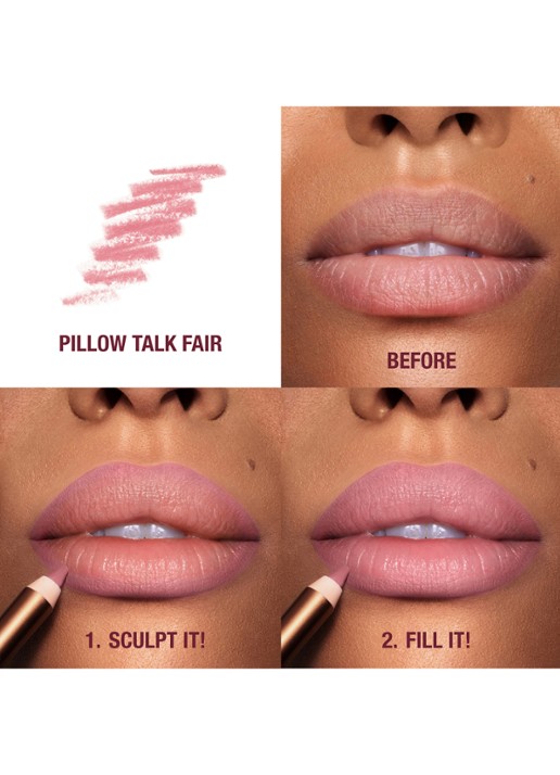 Charlotte Tilbury Lip Cheat - lipliner - detail 4 pillow talk fair