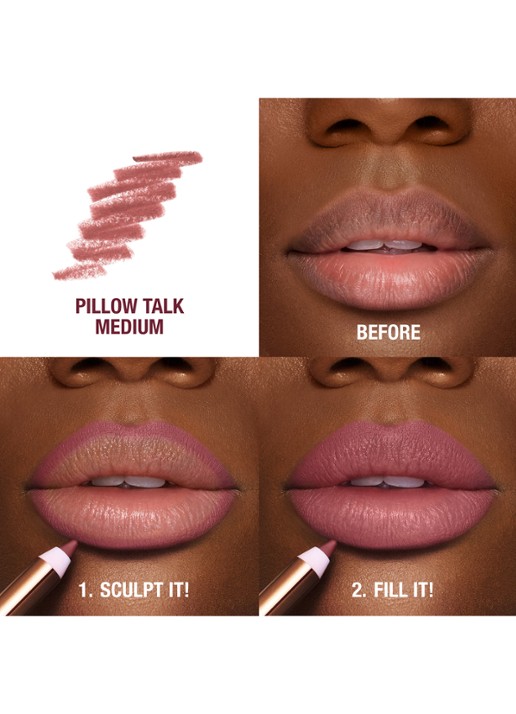 Charlotte Tilbury Lip Cheat - lipliner - detail 5 pillow talk medium