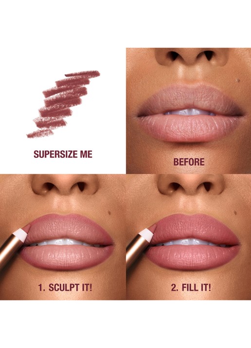 Charlotte Tilbury Lip Cheat - lipliner - detail 6 supersize me