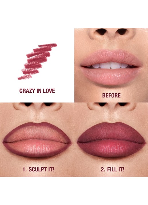 Charlotte Tilbury Lip Cheat - lipliner - achterkant 3 crazy in love