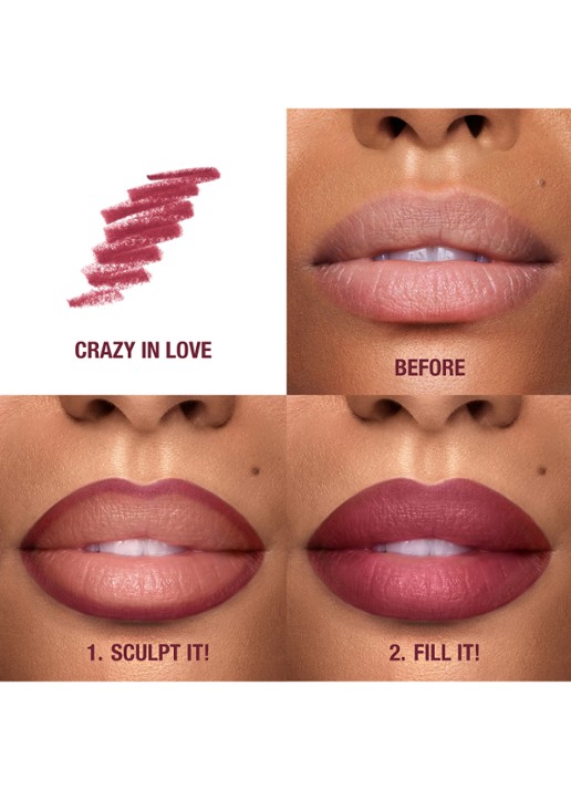 Charlotte Tilbury Lip Cheat - lipliner - detail 5 crazy in love