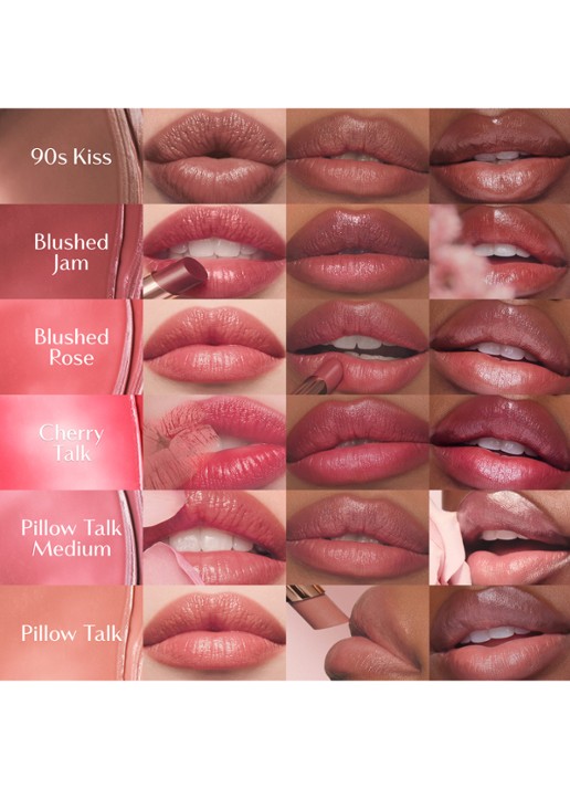 Charlotte Tilbury Pillow Talk Blush Balm - lipstick - detail 5 blushed jam