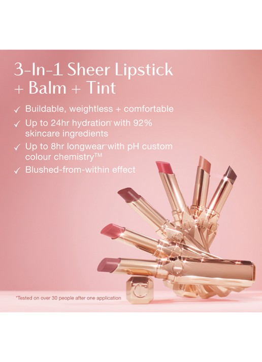 Charlotte Tilbury Pillow Talk Blush Balm - lipstick - detail 4 pillow talk