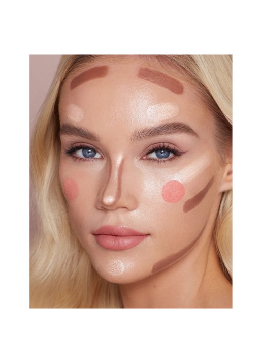 Charlotte Tilbury Pillow Talk Matte Beauty Blush Wand - vloeibare blush - detail 4 pink pop