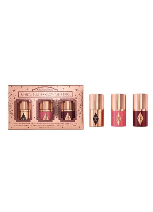 Charlotte Tilbury Unreal Blush + Glow Mini Trio - make-up set