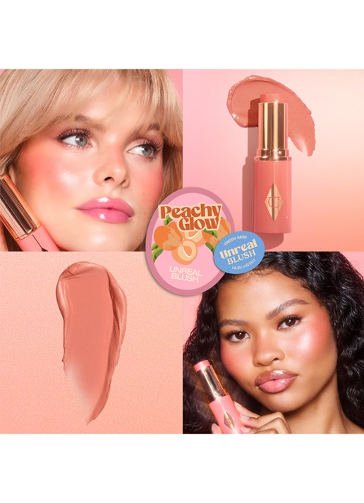 Charlotte Tilbury Unreal Blush Healthy Glow Stick - blush - detail 3 peachy glow