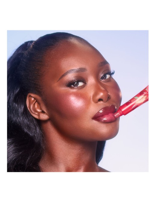 Charlotte Tilbury Unreal Lips Healthy Glow Nectar Oil - lipolie - detail 3 cherry glaze