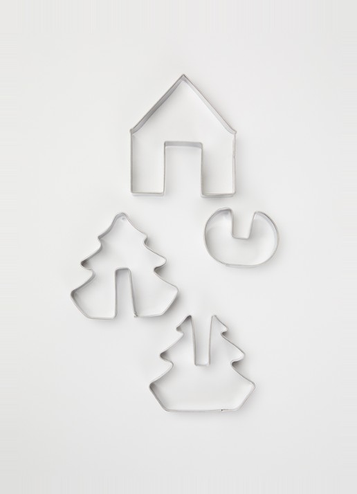 Chefclub Gingerbread 3D uitsteekvormen 7-delig - voorkant 2 undefined