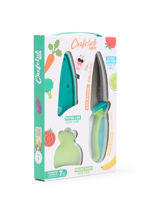 Chefclub Kindermes met vingerbeschermer 23 cm