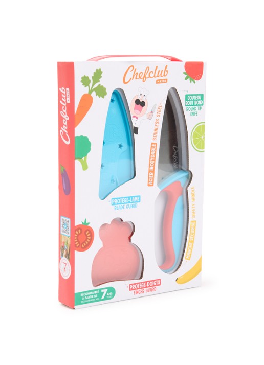 Chefclub Kindermes met vingerbeschermer 23 cm