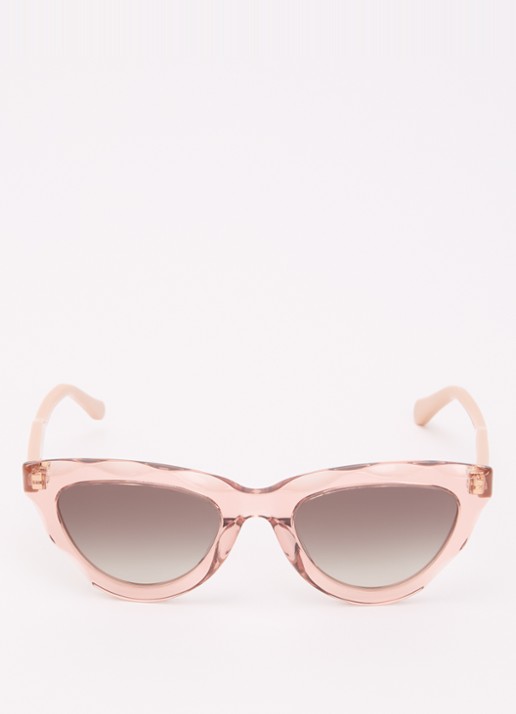 Chloé Cat Eye zonnebril CH0294S - detail 2 lichtroze