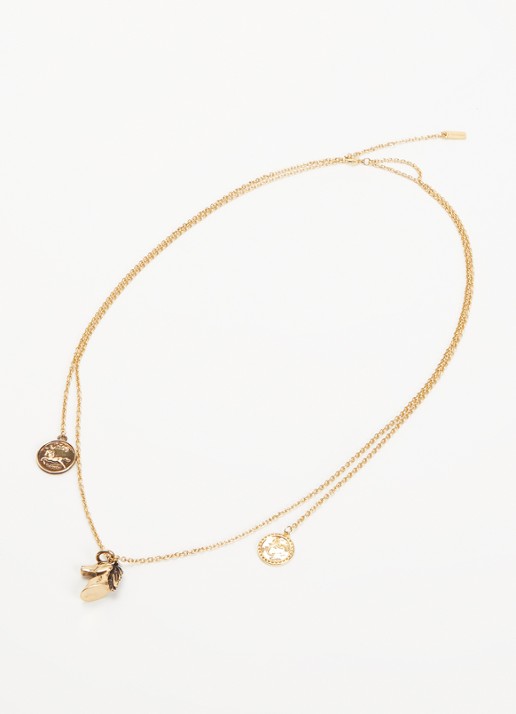 Chloé Charms ketting met hanger - detail goud