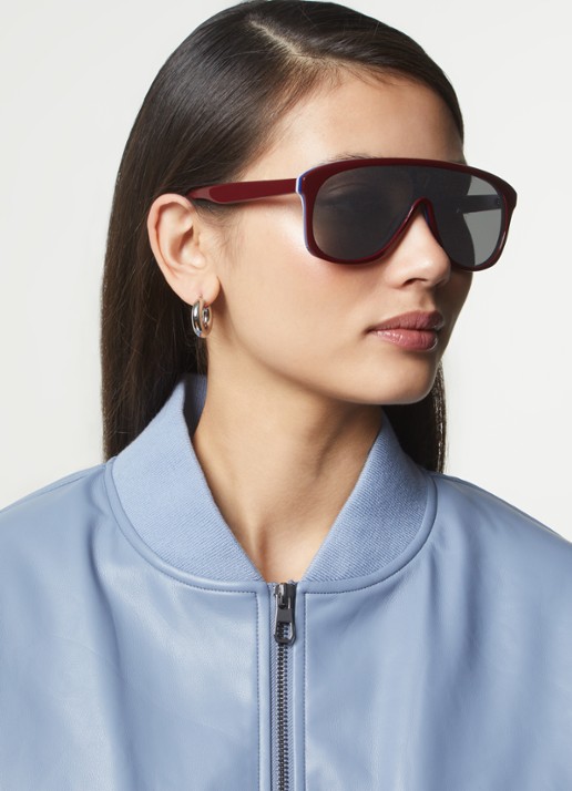 Chloé Jasper zonnebril CH0212S - voorkant 5 bordeauxrood