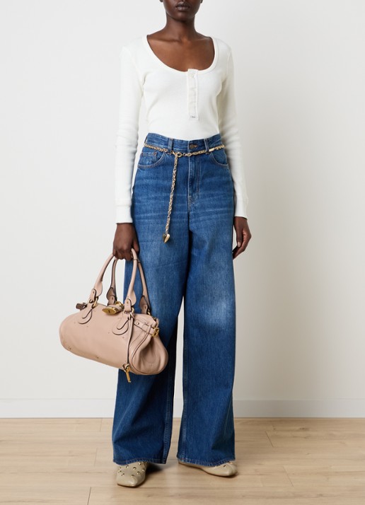 Chloé Longsleeve met ronde hals - voorkant 5 wit
