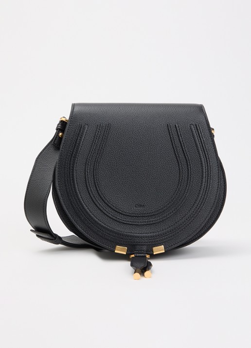 Chloé Marcie crossbodytas van kalfsleer met structuur