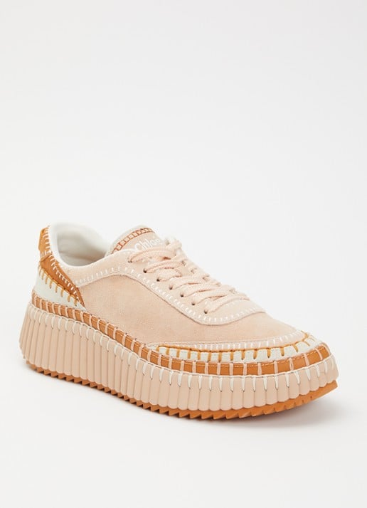 Chloé Name sneaker van suède