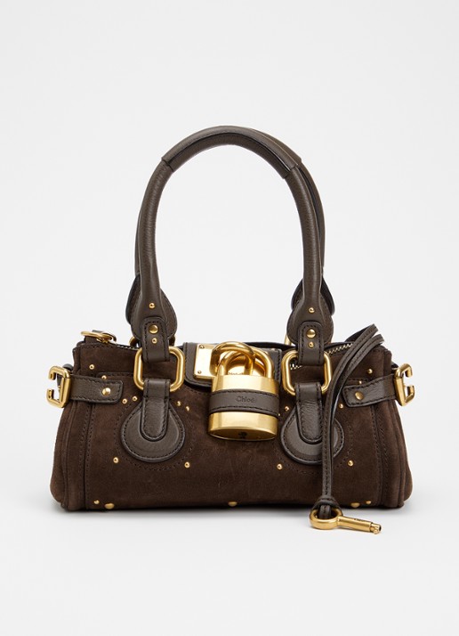Chloé Paddington Small handtas van kalfssuède