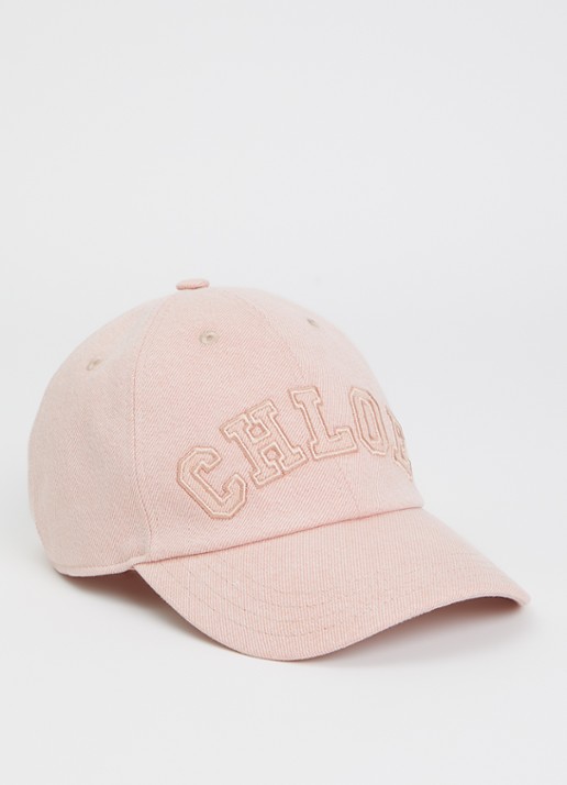Chloé Pet van denim met logoborduring