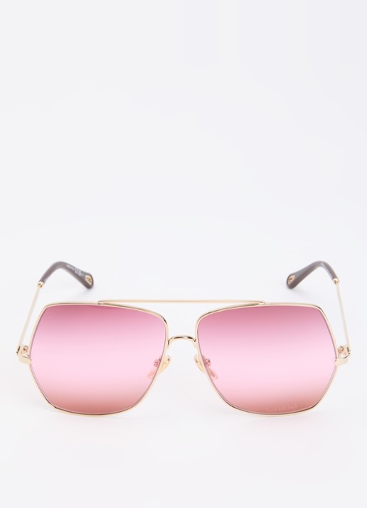 Chloé Piloten zonnebril CH0278S - detail 2 goud