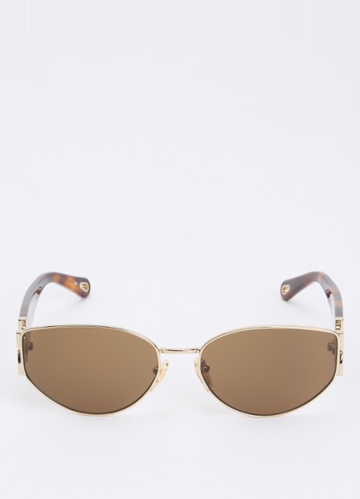 Chloé Retro zonnebril CH0260S - detail 2 goud